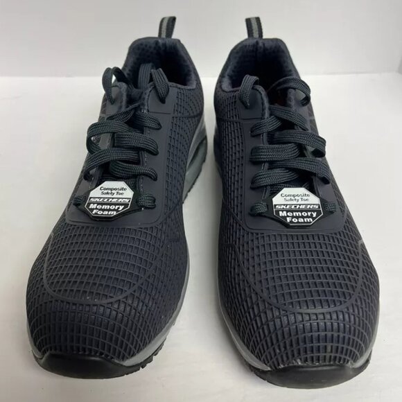 Skechers Womens Uno-SR Jhansi Sneaker Navy 8 M - Picture 3 of 6